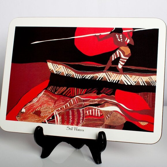 Jason Placemats Set Of 6 Featuring Australian Indigenous Art - Picture 5 of 7